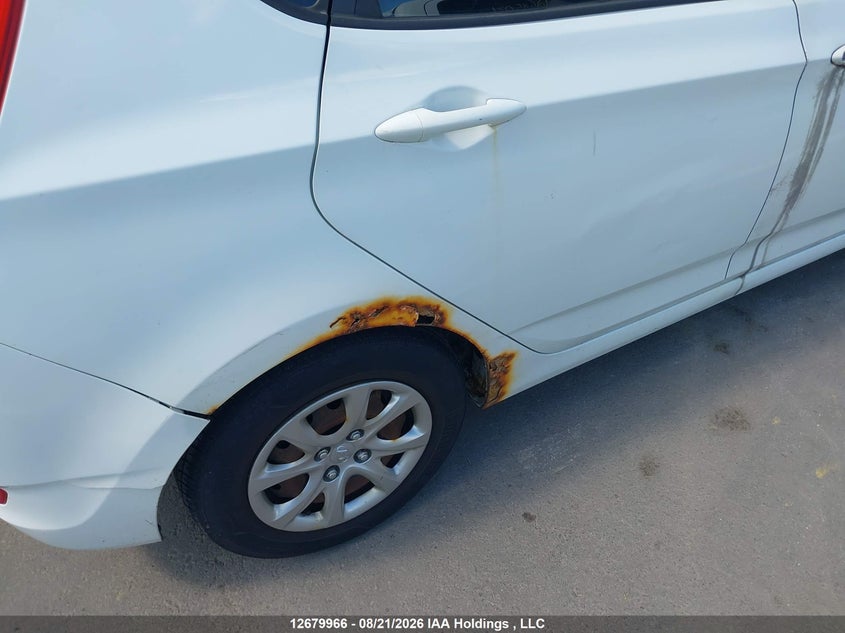 2012 HYUNDAI ACCENT HATCHBACK 1.6L I4 FI DOHC 16V NF4
