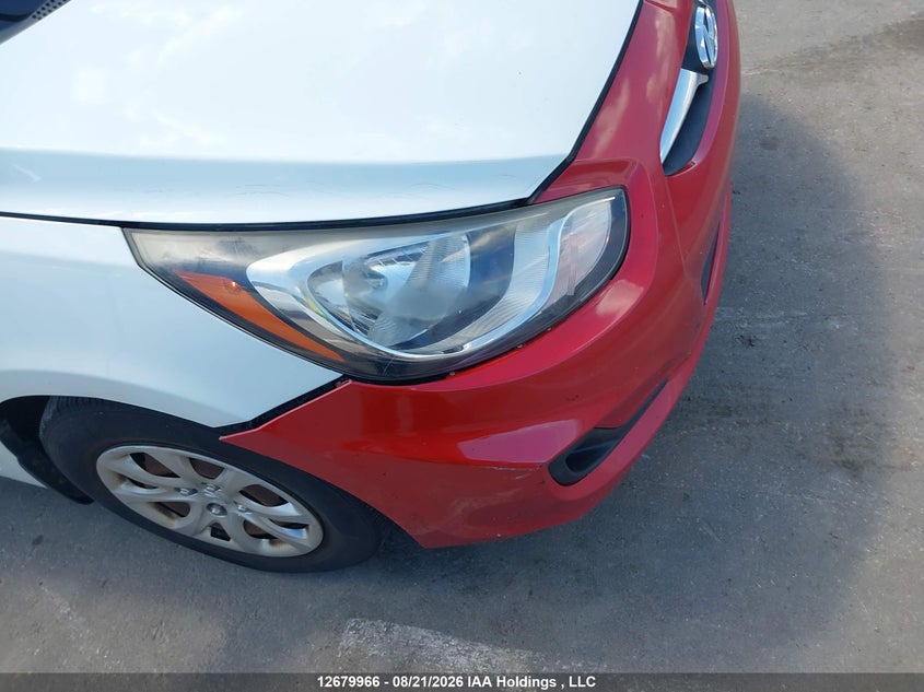 2012 HYUNDAI ACCENT HATCHBACK 1.6L I4 FI DOHC 16V NF4