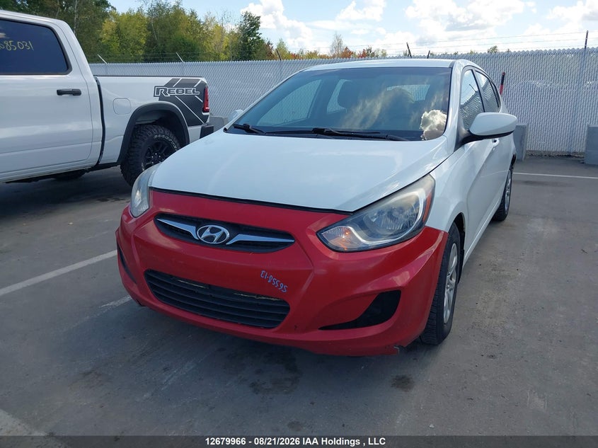 2012 HYUNDAI ACCENT HATCHBACK 1.6L I4 FI DOHC 16V NF4