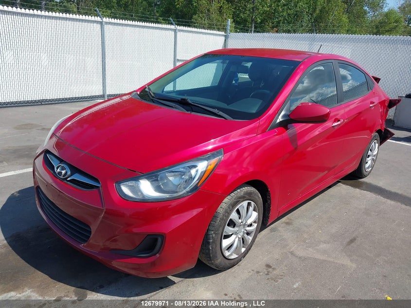 2014 Hyundai Accent, Удар сзади, IAAI, VIN KMHCT4AEXEU708838 — фото 2