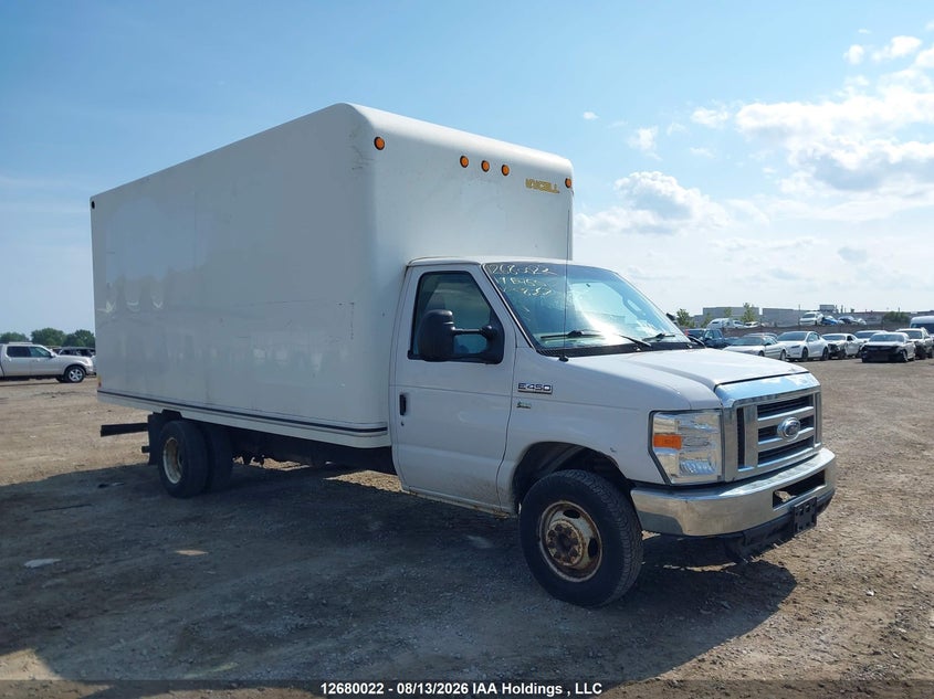 2019 Ford Econoline E450 Super Duty Cutaway Van, Удар сзади, IAAI, VIN 1FDWE4F63KDC38267