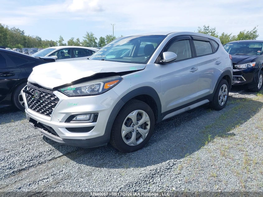 2019 Hyundai Tucson, Удар спереди, IAAI, VIN KM8J2CA46KU910566 — фото 2