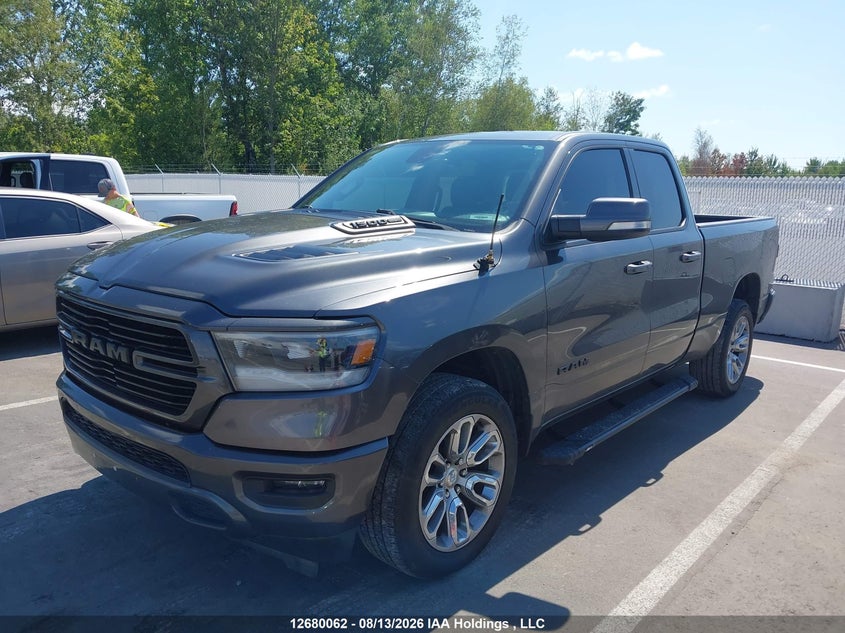 2019 RAM 1500, Изъятое, IAAI, VIN 1C6SRFET3KN543036 — фото 2