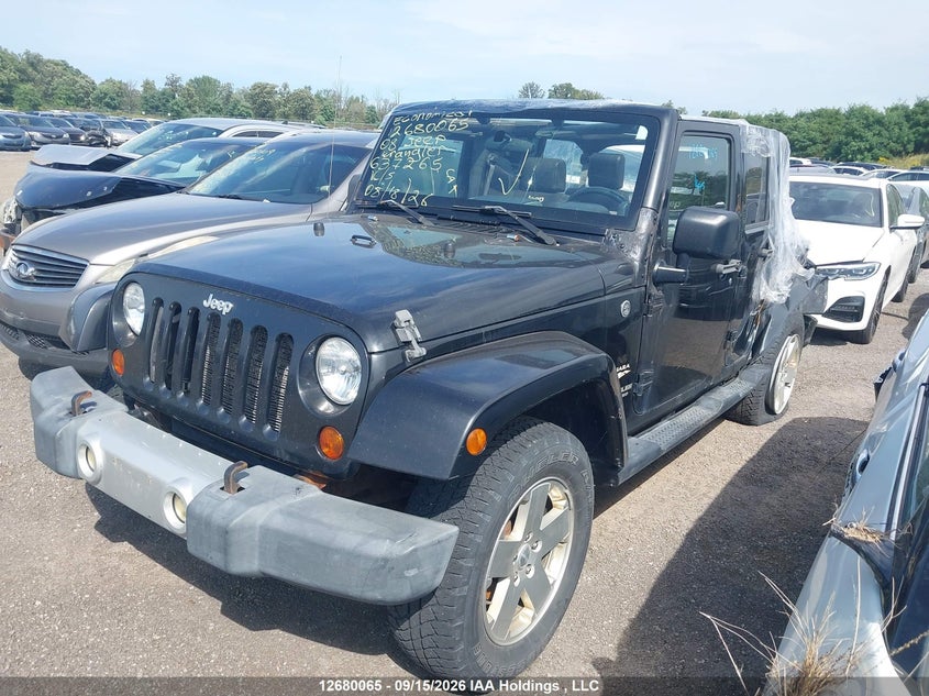 2008 Jeep Wrangler, Левый зад, IAAI, VIN 1J4GA59178L637265 — фото 2