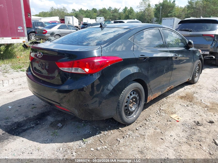 Vin: 5npdh4ae5dh350468, lot: 3084080, hyundai elantra gl 20134