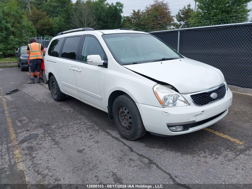 2014 Kia Sedona Lx/Lx Convenience, Удар спереди, IAAI, VIN KNDMG4C79E6560889