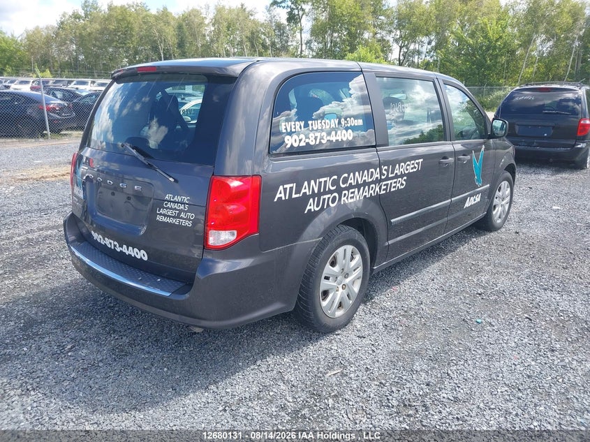 2016 DODGE CARAVAN VAN 3.6L V6 FI DOHC 24V NF4