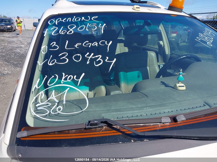 2003 SUBARU LEGACY WAGON 2.5L H4 FI SOHC 16V F4