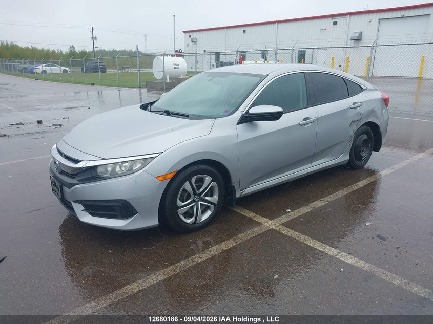 Vin: 2hgfc2f54gh019223, lot: 3084193, honda civic lx 20162
