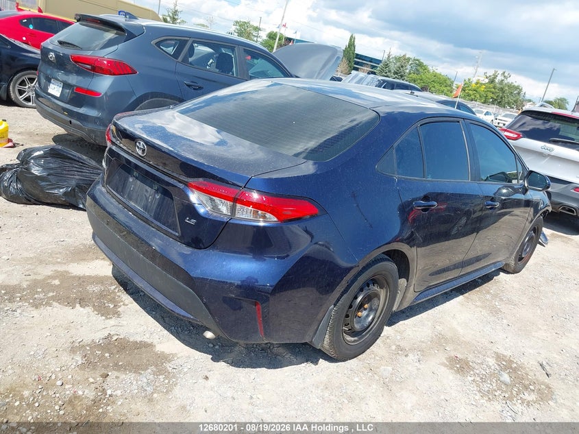 Vin: 5yfbprbe9lp020615, lot: 3084208, toyota corolla le 20204