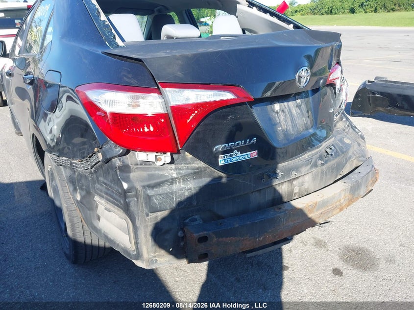 2016 TOYOTA COROLLA SEDAN 1.8L I-4 DOHC, VVT, 132HP