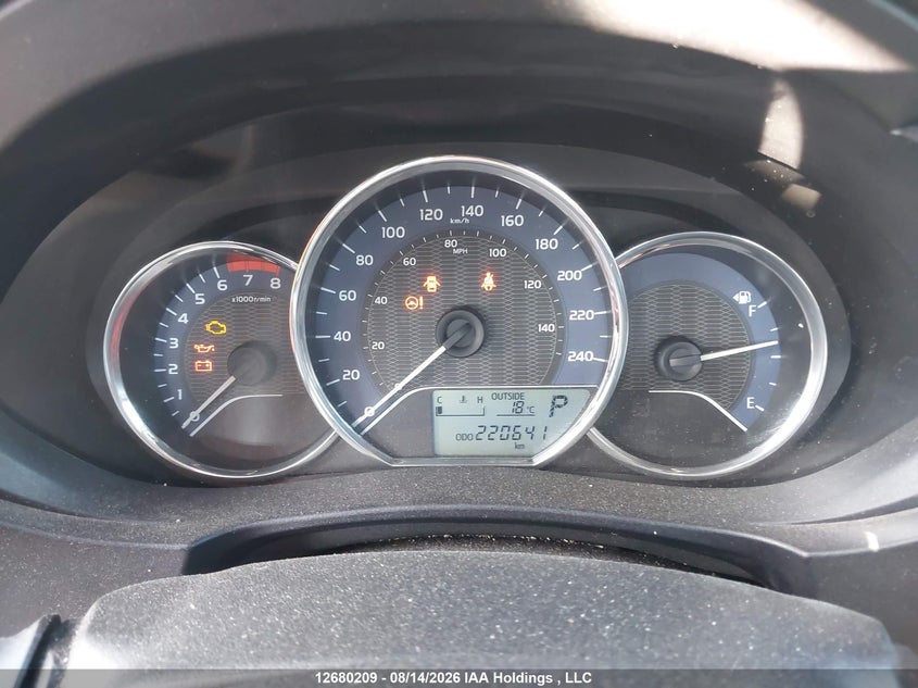 2016 TOYOTA COROLLA SEDAN 1.8L I-4 DOHC, VVT, 132HP