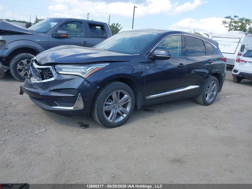 2019 Acura Rdx, Удар спереди, IAAI, VIN 5J8TC2H93KL803276 — фото 2