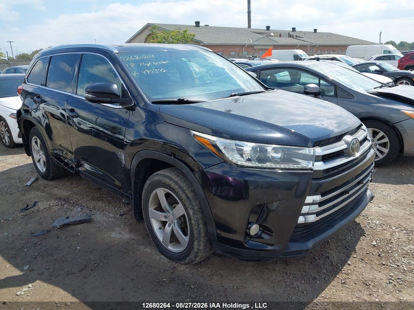 Vin: 5tddzrfh3js490392, lot: 3084273, toyota highlander limited 20181
