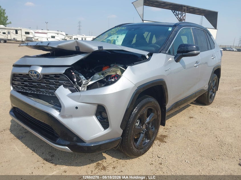 Vin: 2t3rwrfv2mw127606, lot: 3084279, toyota rav4 hybrid xle 20212