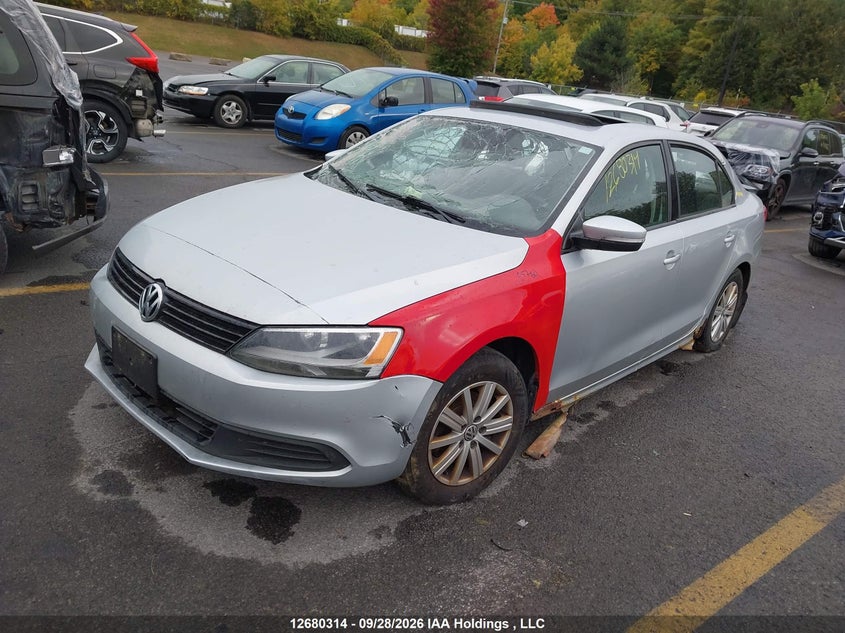 Vin: 3vwdk7aj8dm392169, lot: 3084324, volkswagen jetta 2.0l comfortline 20132
