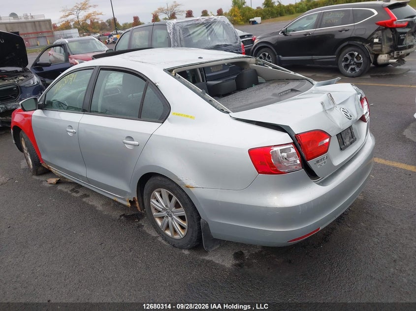 Vin: 3vwdk7aj8dm392169, lot: 3084324, volkswagen jetta 2.0l comfortline 20133