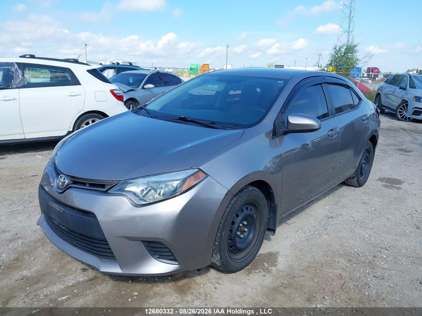 2015 Toyota Corolla, Удар сзади, IAAI, VIN 2T1BURHE9FC294319 — фото 2