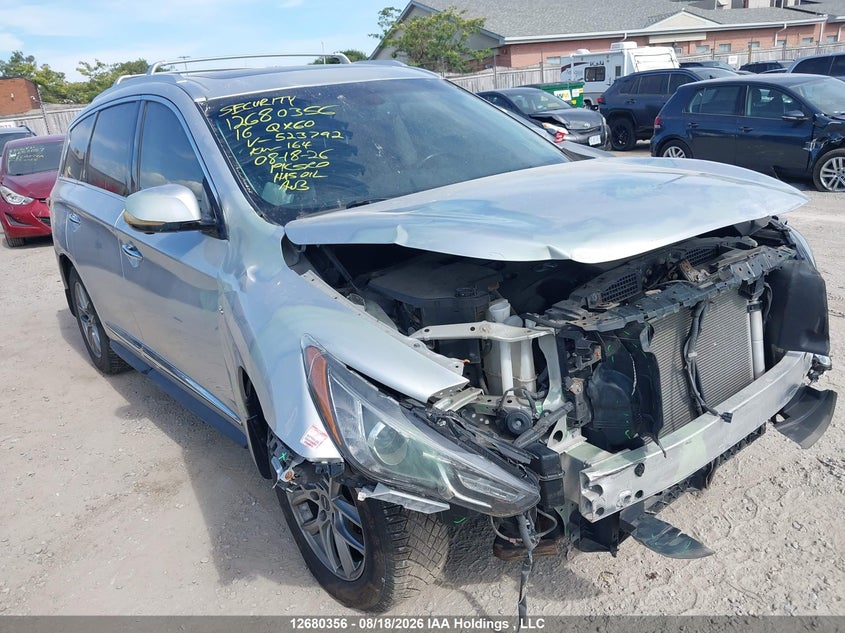 Vin: 5n1al0mm2gc523792, lot: 3084366, infiniti qx60 2016 img_1