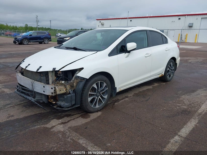 Vin: 2hgfb2e52fh015755, lot: 3084388, honda civic lx 20152