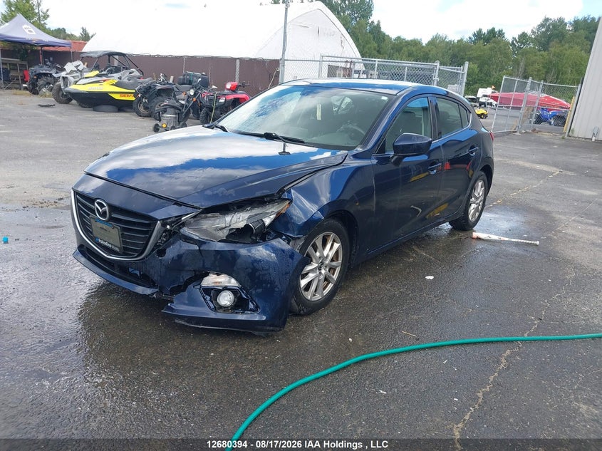 Vin: 3mzbm1l75em111818, lot: 3084404, mazda 3 touring 20142