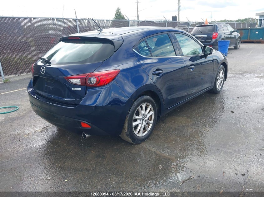 Vin: 3mzbm1l75em111818, lot: 3084404, mazda 3 touring 20144