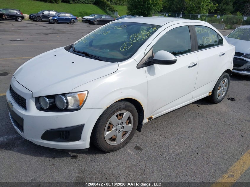 2012 CHEVROLET SONIC SEDAN 1.8L I-4 DOHC, VVT, 138HP