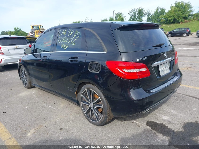 Vin: wddmh4ebxej186214, lot: 3084547, mercedes-benz b-class 20143