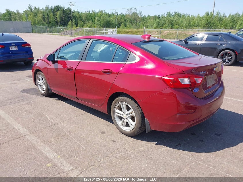 Vin: 1g1be5sm3j7107911, lot: 3084588, chevrolet cruze lt auto 20183
