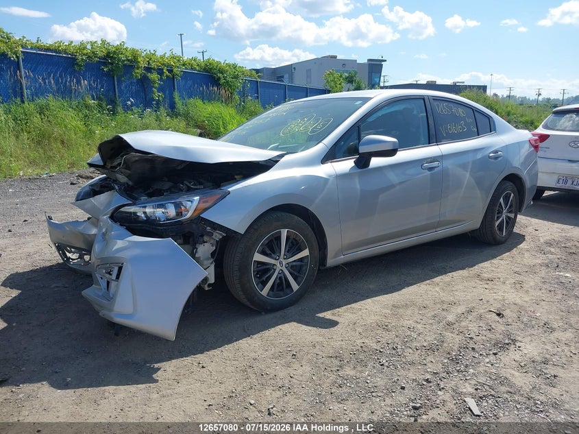 Vin: 4s3gkac65k3616163, lot: 3084591, subaru impreza sport/touring 20192