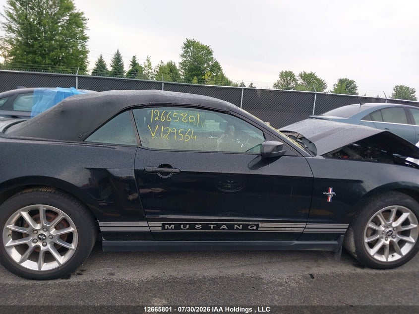 2011 FORD MUSTANG CONVERTIBLE CABRIO 3.7L V6 FI DOHC 24V NF4