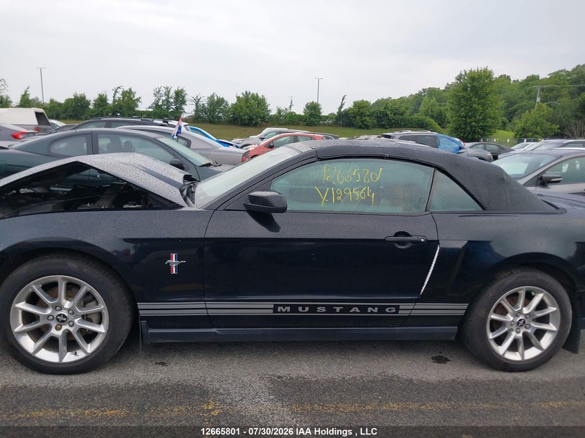 2011 FORD MUSTANG CONVERTIBLE CABRIO 3.7L V6 FI DOHC 24V NF4