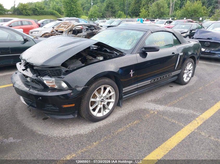 2011 FORD MUSTANG CONVERTIBLE CABRIO 3.7L V6 FI DOHC 24V NF4