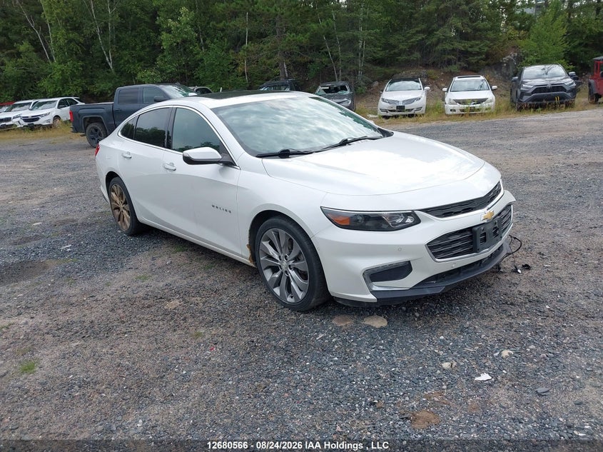 2017 Chevrolet Malibu Premier, Удар спереди, IAAI, VIN 1G1ZH5SX6HF173398