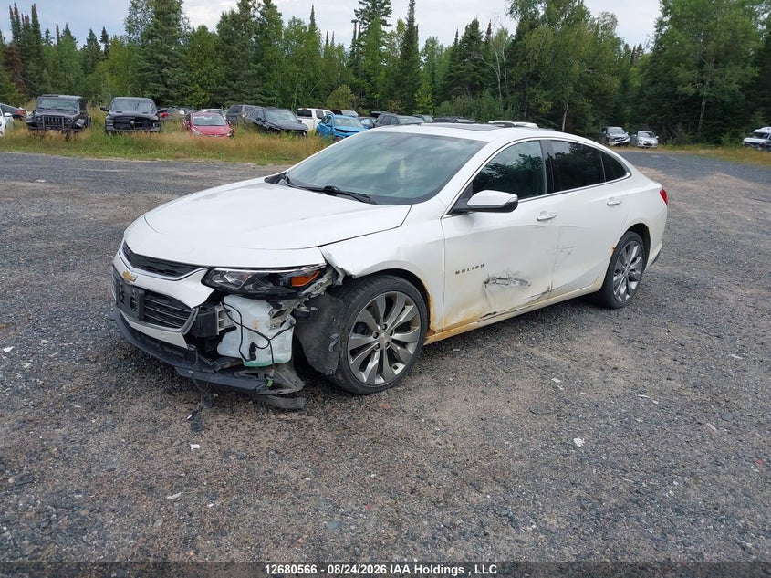 2017 Chevrolet Malibu Premier, Front, IAAI, VIN 1G1ZH5SX6HF173398 — photo 2