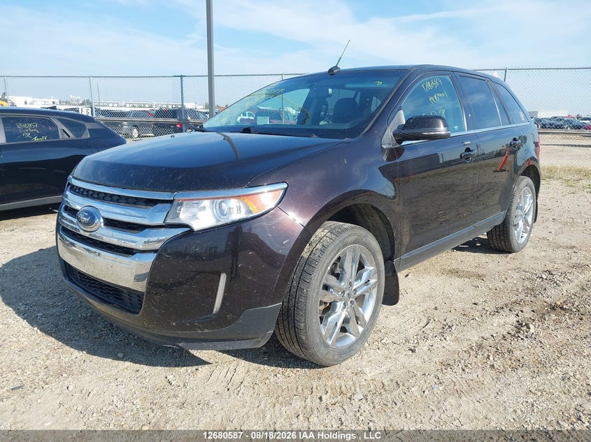 Vin: 2fmdk4kc7dbe20252, lot: 3084628, ford edge limited 20132