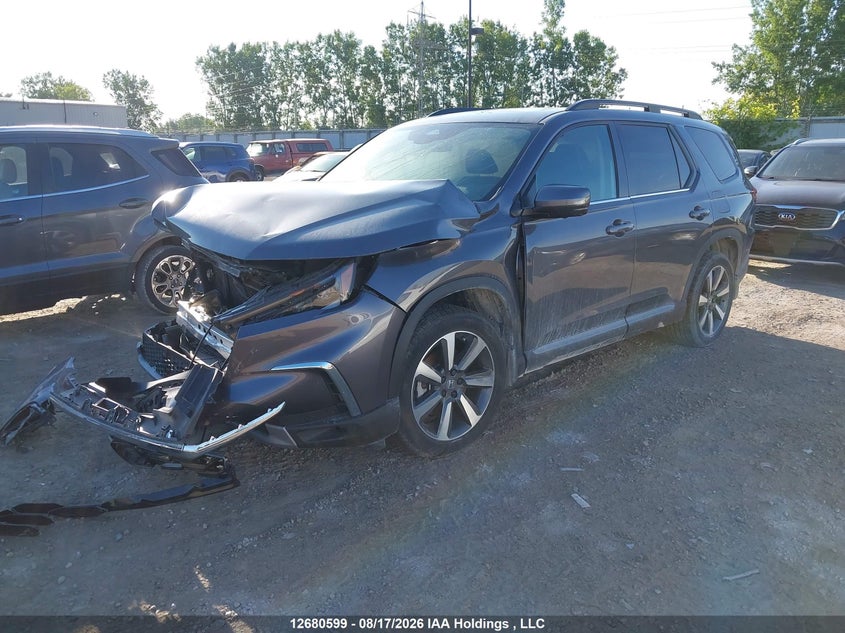 Vin: 5fnyg1h73sb503306, lot: 3084640, honda pilot touring 20252