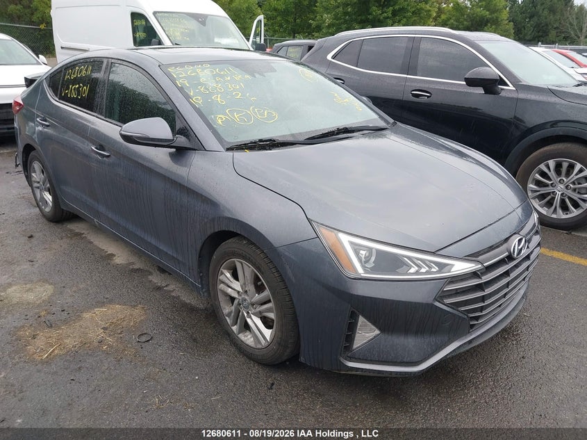 Vin: kmhd84lf1ku888301, lot: 3084652, hyundai elantra 2019 img_1