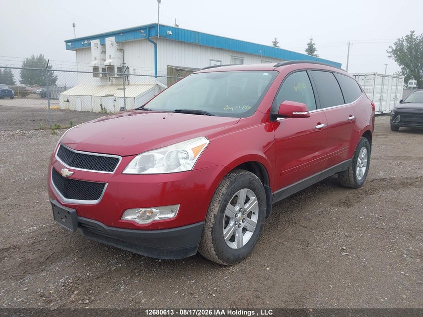 2012 Chevrolet Traverse, Hail, IAAI, VIN 1GNKVGED0CJ113693 — photo 2