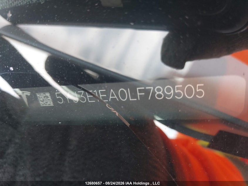 2020 TESLA MODEL 3 SEDAN ELECTRIC