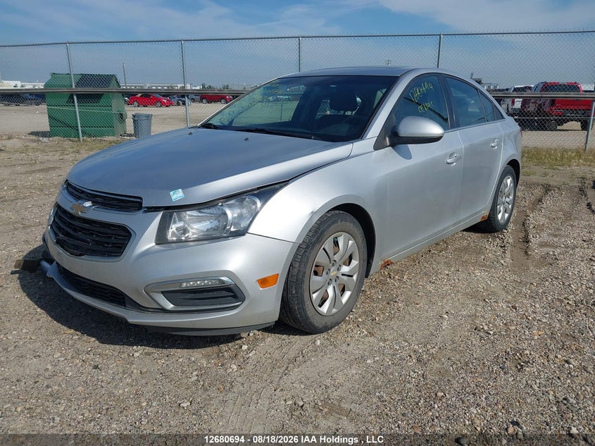 2016 Chevrolet Cruze, Удар спереди, IAAI, VIN 1G1PE5SB3G7207293 — фото 2