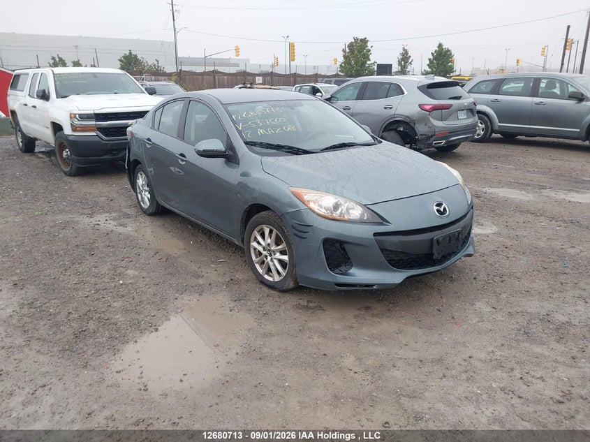 2012 Mazda Mazda3 Gx, Удар сзади, IAAI, VIN JM1BL1UF9C1539560