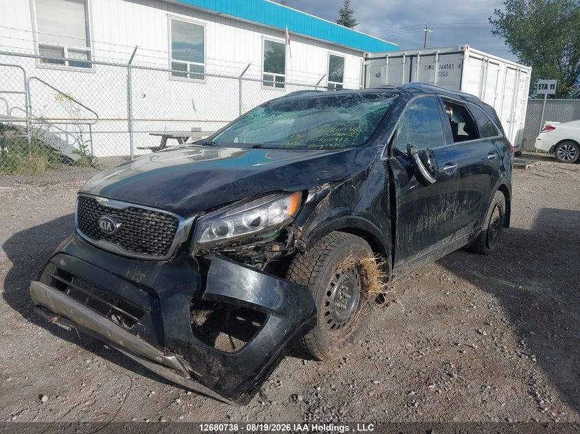 Vin: 5xypkda10gg160942, lot: 3084779, kia sorento sx/sx limited 20162
