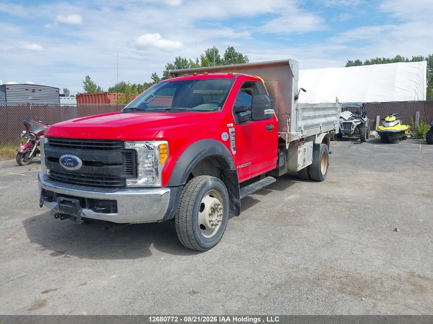 2017 Ford F450, Удар сзади, IAAI, VIN 1FDTF4HT4HEC35285 — фото 2