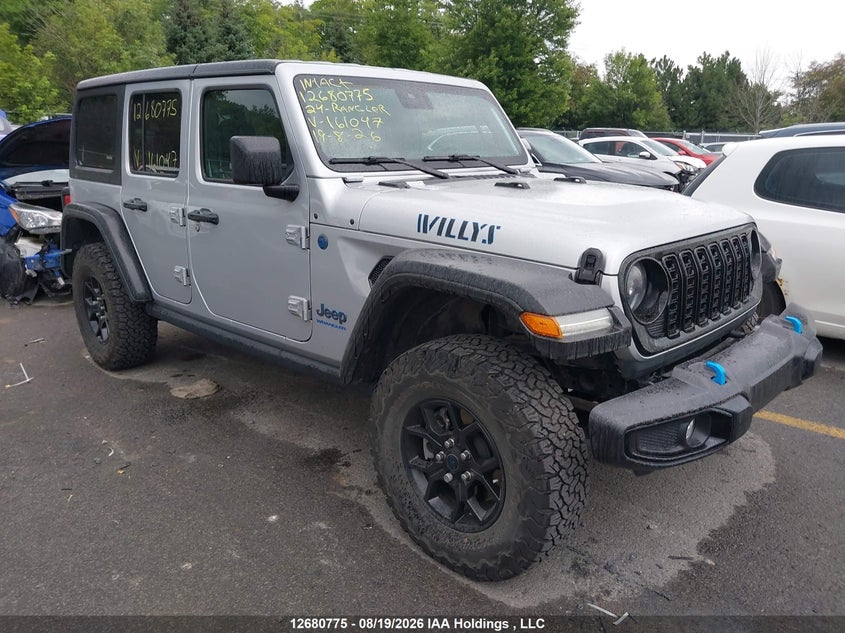 2024 Jeep Wrangler, Left Rear, IAAI, VIN 1C4RJXN60RW161047
