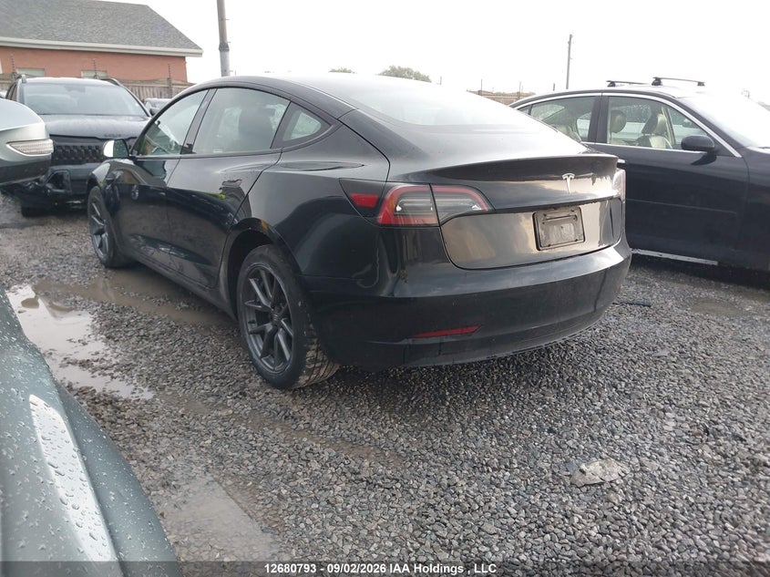 Vin: lrw3e1fa5pc899531, lot: 3084834, tesla model 3 rwd 20233