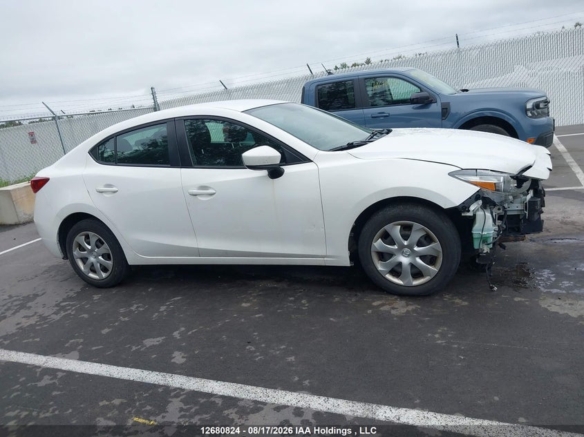 2017 MAZDA 3 SEDAN 2.0L I-4 DI, DOHC, VVT, 155HP