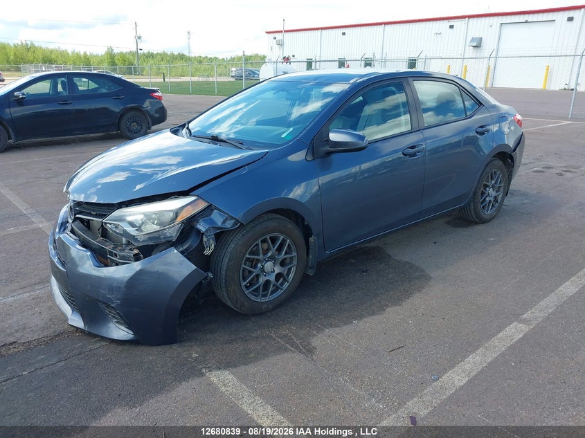 2015 Toyota Corolla, Удар спереди, IAAI, VIN 2T1BURHE8FC404793 — фото 2