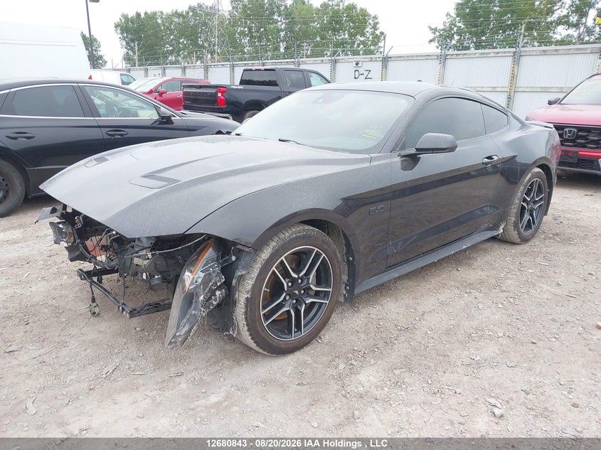 Vin: 1fa6p8cfxn5137838, lot: 3084885, ford mustang gt 20222