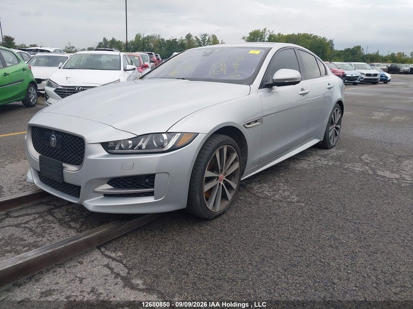 2017 Jaguar XE, Левый зад, IAAI, VIN SAJAL4BVXHA962468 — фото 2